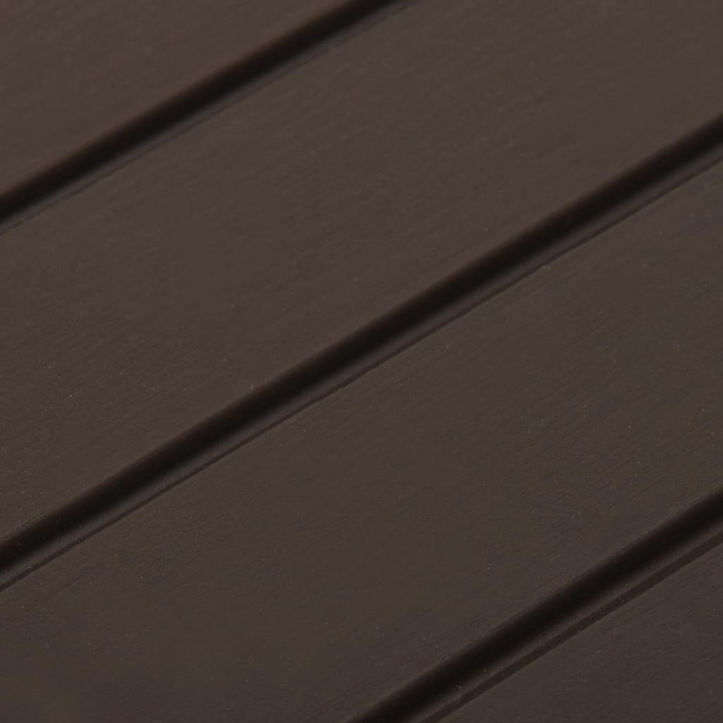 Gartentisch Mokka 53x53x40 cm Kunststoff